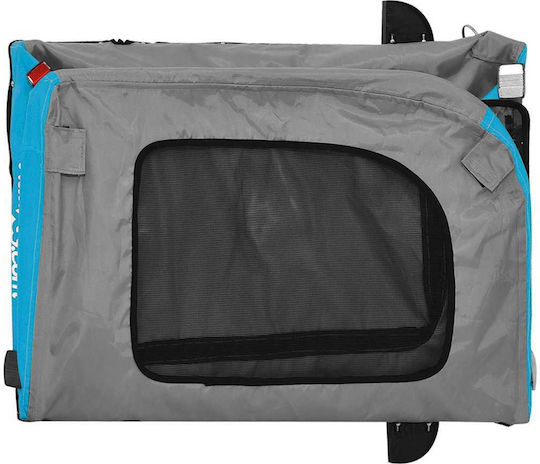vidaXL Dog Carrying Blue Bicycle Trailer for 30kg Pets