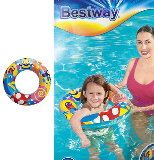 Bestway Inflatable Swim Ring 56 Cm Fish
