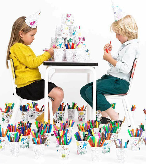 Set of 8 Omy Paper Party Hats