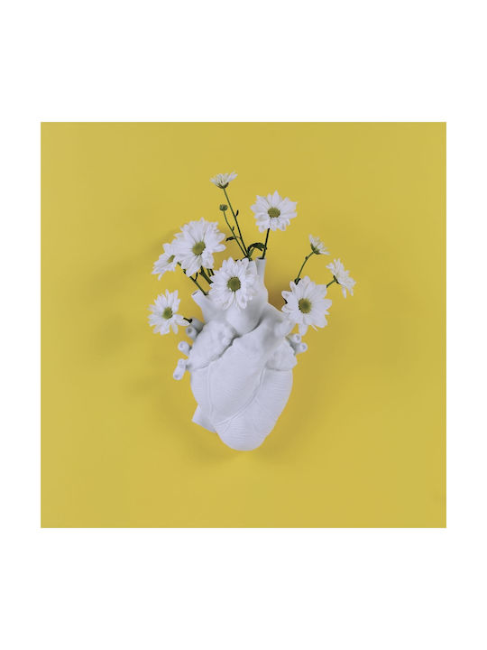Seletti Decorative Vase Love In Bloom White 16.5x9x25cm