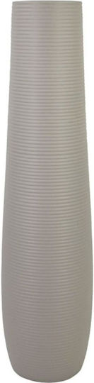 Marhome Decorative Vase Gray 15x15x58cm