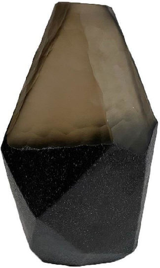 Black Glass Vase 16x28cm Black Glass Vase 16x28cm