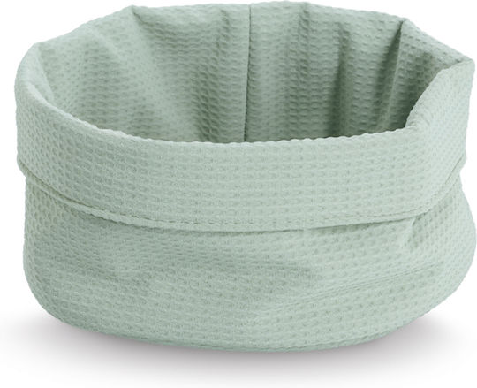 Storage Basket Fabric Green 25x25x13cm 1pcs