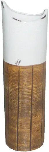 Marhome Βάζο Κεραμικό Λευκό Y49.9cm