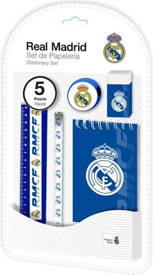 Real Madrid Stationery Set 6 Τεμ