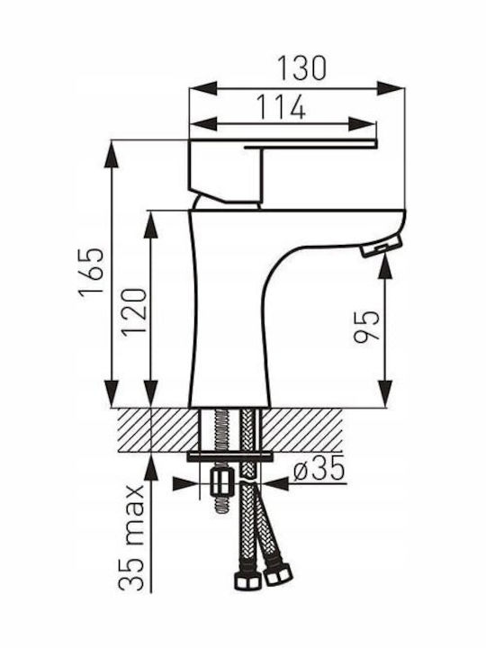 Basin Mixer Cordoba Bcd2
