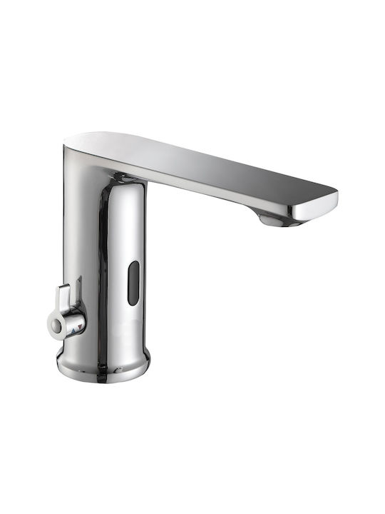Interflex Mixing Sink Faucet with Photocell Sensor Silver