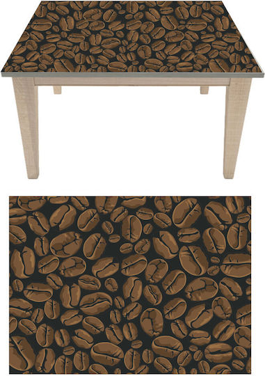 Coffee Beans Table Sticker 60cm X 40cm