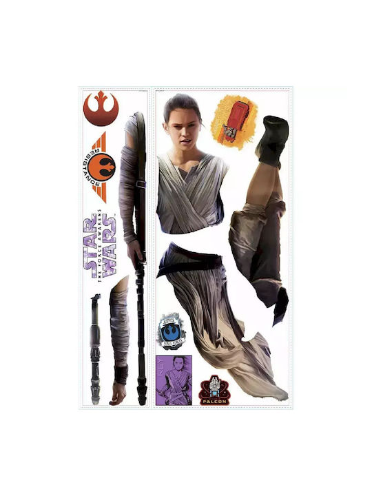 Decorative Sticker Wall Star Wars Ep Vii Rey 1pcs RoomMates Decor