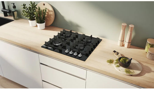 Bosch Serie 4 Natural Gas Cooktop Autonomous 59x52εκ.