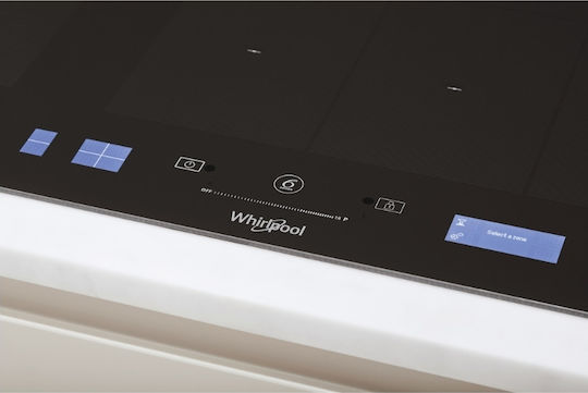 Whirlpool Επαγωγική Εστία Αυτόνομη με Λειτουργία Κλειδώματος 86x51εκ.