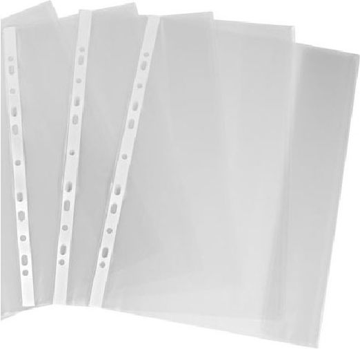Office Products Plastikeinlagen für Dokumente A4 mit Löchern 100Stück