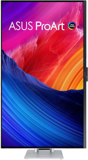 Asus 90LM03HE-B01K70 OLED HDR Monitor 31.5" 4K 3840x2160 240Hz με Χρόνο Απόκρισης 0.1ms GTG