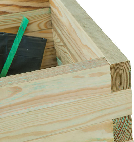 Ecoshadow Planter Box Lemn Culoare naturală 40cm.