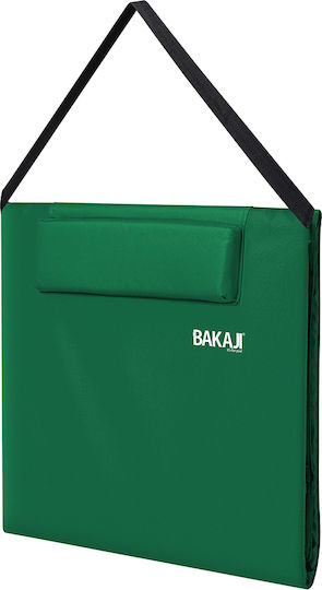 Bakaji Foldable Beach Sunbed Green 160x56x46cm