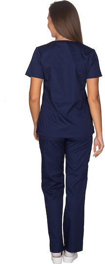 Alezi Women's Blue Pants & Blouse Set