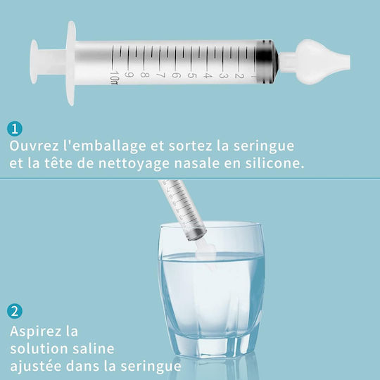 bebeLOGIC Obturator Nazal Pentru Sugari și Copii 4 Bucăți