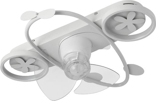 Eurolamp Ceiling Light 50cm with Light Fixture White
