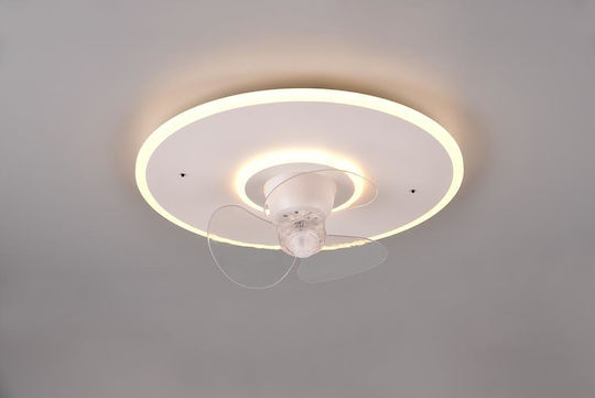 Trio Lighting Nybro Πλαφονιέρα 50cm με Φως Λευκή