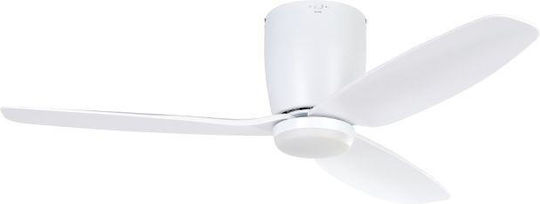 Eglo Bavaro Ανεμιστήρας Οροφής 112cm με Φως Λευκός