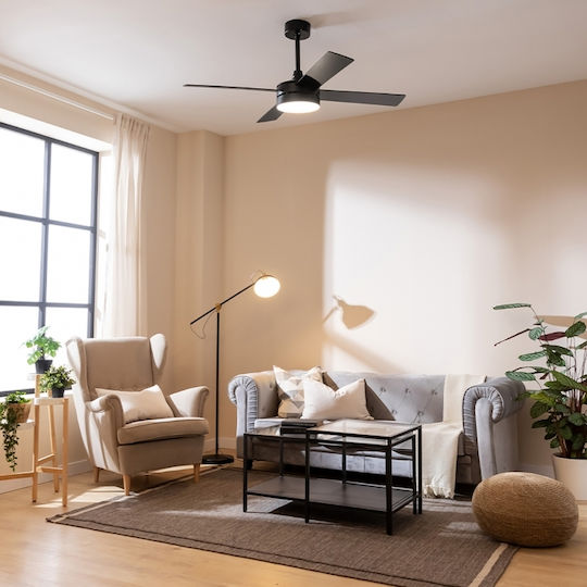 Cecotec EnergySilence Aero 5200 Ceiling Fan 132cm With Light Black