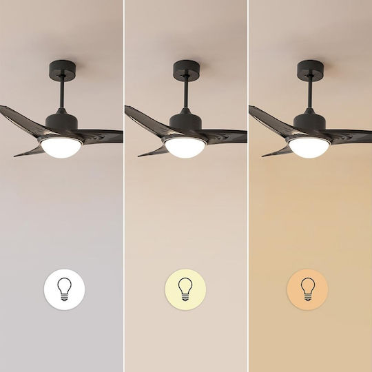 Cecotec EnergySilence Aero 470 Ventilator De Tavan 106cm Cu Lentile De Mărire Negru