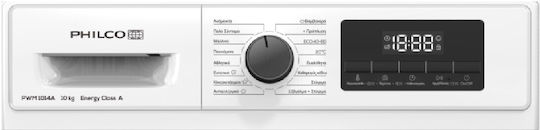Philco Πλυντήριο Ρούχων 10kg με Τεχνολογία Ατμού 1400 Στροφών Smart BLDC Inverter Motor PWM 1014A
