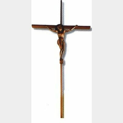 Vrochidis Cruce de Monument din Metal 30x60cm