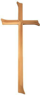 Vrochidis Metallic Memorial Cross 24x55cm