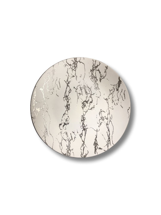 Zen Collection Διακοσμητική Πιατέλα Στρογγυλή Κεραμική Πολύχρωμη 40x40εκ.