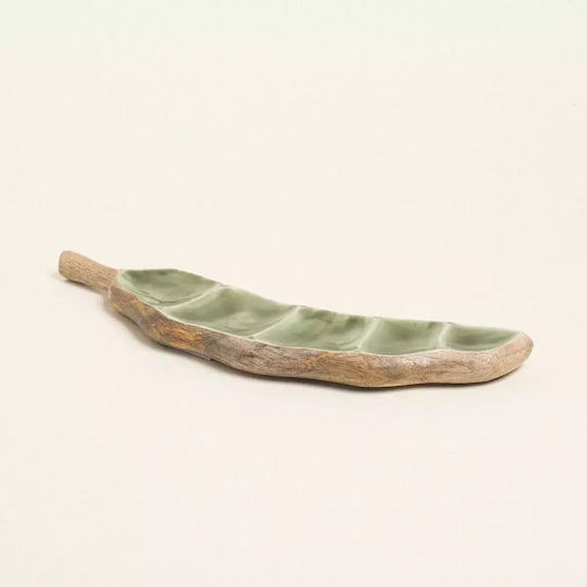Holz-Emaille-Bohnenplatte 10 x 40 cm Beauty Home Holz-Emaille-Bohnenplatte 10 x 40 cm Beauty Home