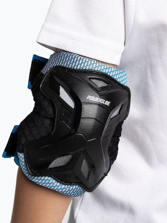 Powerslide Pro Boys Παιδικό Σετ Προστατευτικών για Rollers Μαύρο