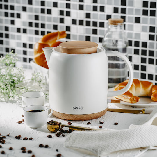 Adler Reisekessel 1Es 1200W Weiß