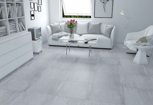 Kai Group Soft Плочка За под На закрито Порцеланов Матов 60x60см Сив