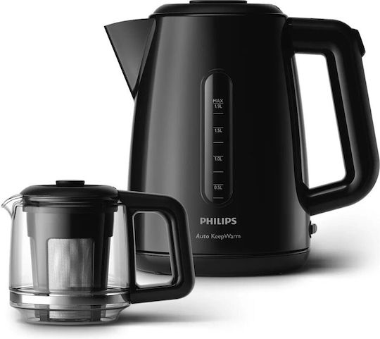 Philips Daily Collection Βραστήρας 1.7lt 1700W Μαύρος