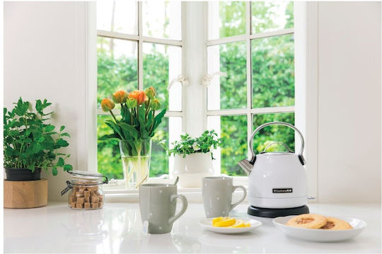 Kitchenaid 5KEK1222 White Βραστήρας 1.25lt 2200W Λευκός