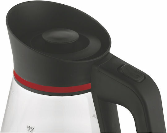 Prime3 SEK51 Red Βραστήρας 1.5lt 2200W Κόκκινος