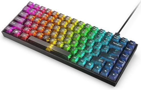 Lenovo Legion K510 Mini Pro Gaming Μηχανικό Πληκτρολόγιο 75% με Custom Brown διακόπτες και RGB φωτισμό (Αγγλικό US)