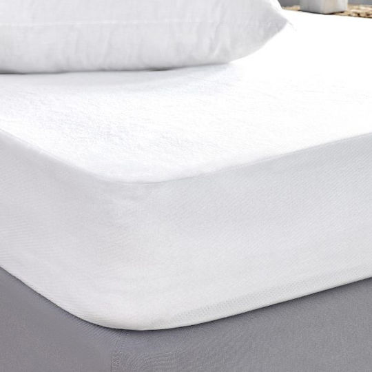 Palamaiki Schutzauflage Doppel Wasserdicht mit Rock Weiß 150x200+35cm