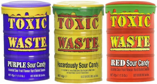 Toxic Waste Καραμέλες Purple Sour 42gr