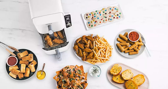 Ninja Double Stack XL Air Fryer with Double Detachable Bucket 9.5lt White