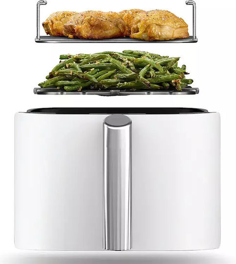 Ninja Double Stack XL Air Fryer with Double Detachable Bucket 9.5lt White