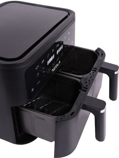 Tesla Air Fryer με Wi-Fi & Διπλό Αποσπώμενο Κάδο 9lt Μαύρο AF900BSD