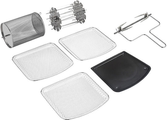 Tesla AirCook & Grill QG800 Еър Фрайър с Wi-Fi 12 лт Черен