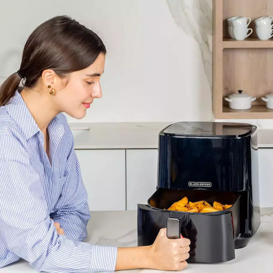 Black & Decker Air Fryer 5lt Μαύρο BXAF5000E