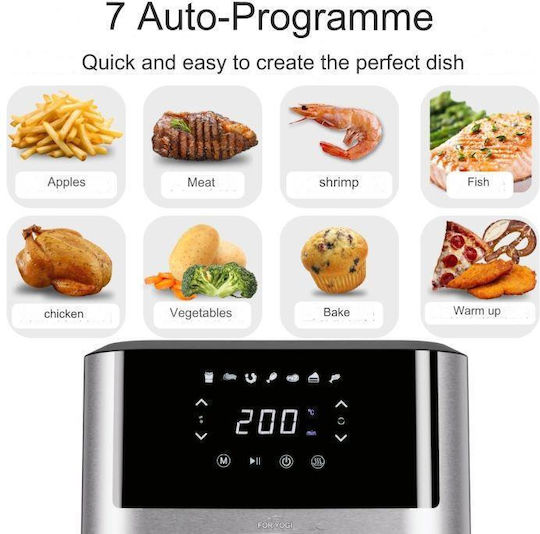 Profi Cook PC-FR Еър Фрайър 8лт Сребрист