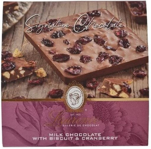 Laurence - Galerie de Chocolat Signature Chocolate Milk Cranberry 100gr
