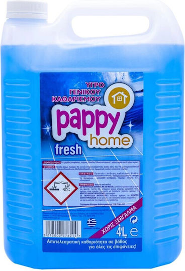 Pappy Home Fresh Καθαριστικό Υγρό Πατώματος 4lt