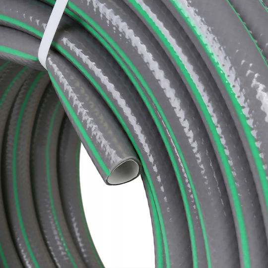 Furtun de grădină premium ranforsat, diametru 1/2", 30 m, protecție UV, presiune 8 bari, 4 straturi