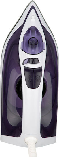 Eurolamp Steam Iron 2200W with Non-stick Plate and Continuous Steam Supply 20g/min